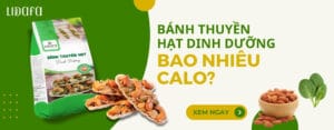 bánh thuyền hạt dinh dưỡng bao nhiêu calo