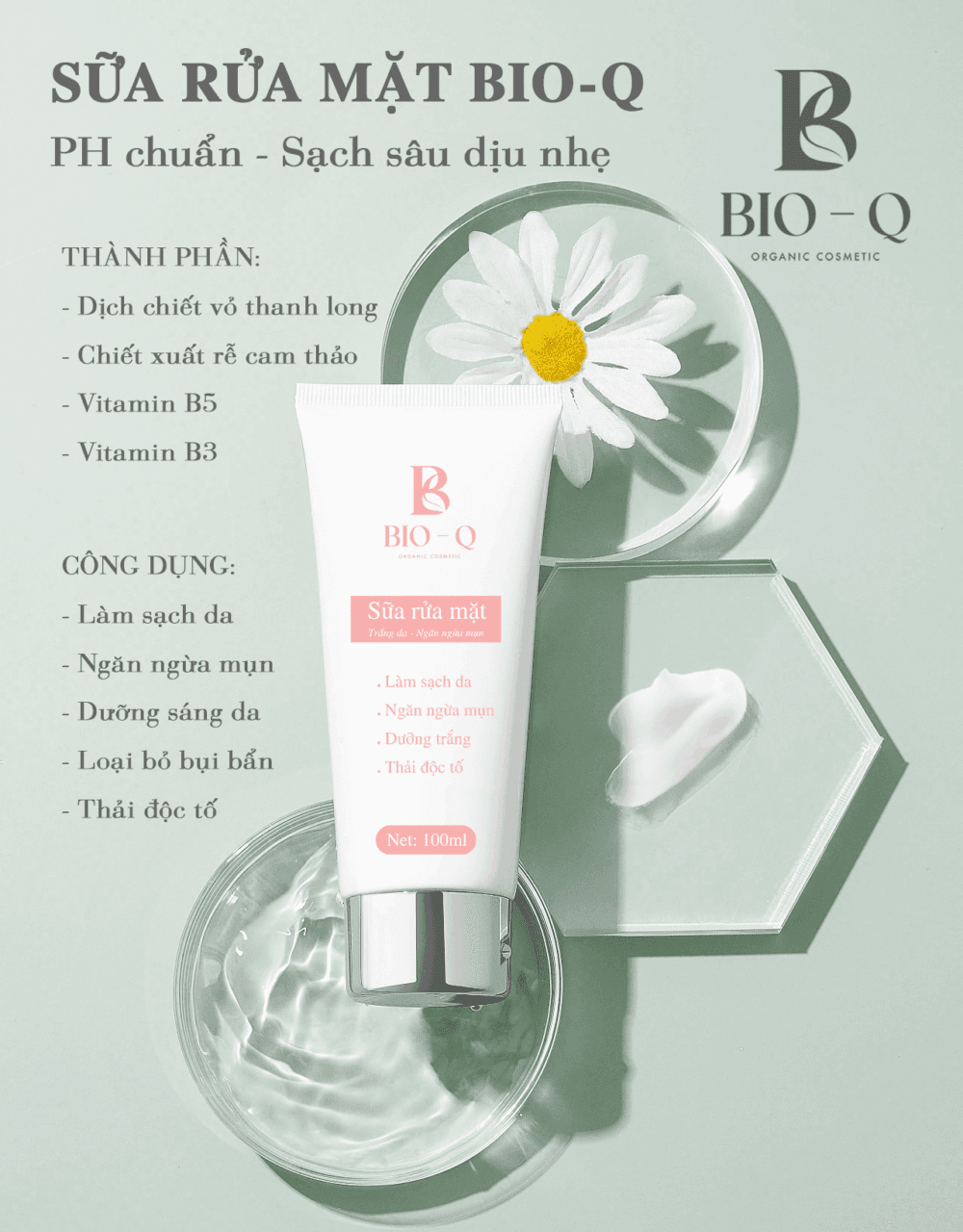 SỮA RỬA MẶT BIOQ - Hình ảnh 4