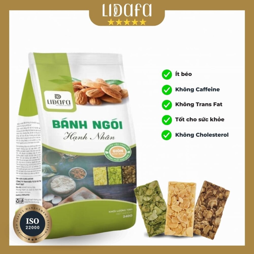 BÁNH NGÓI HẠNH NHÂN LIDAFA 240GR