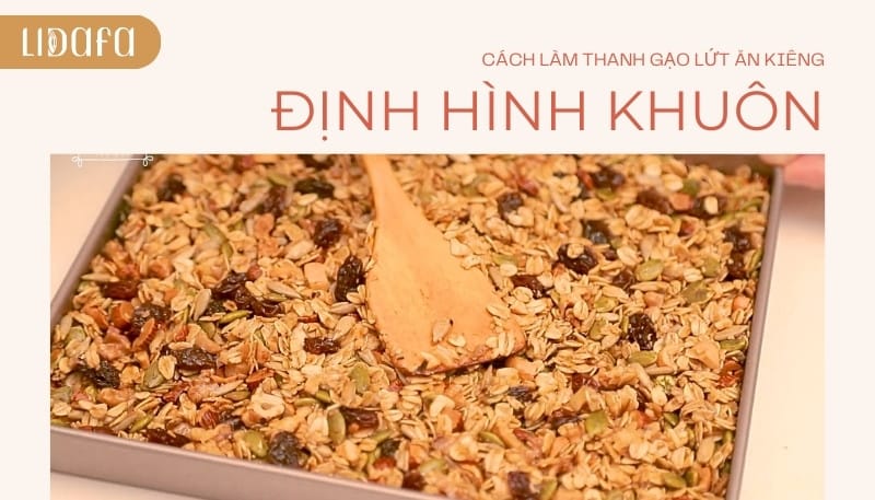 cách làm thanh gạo lứt ngũ cốc rong biển