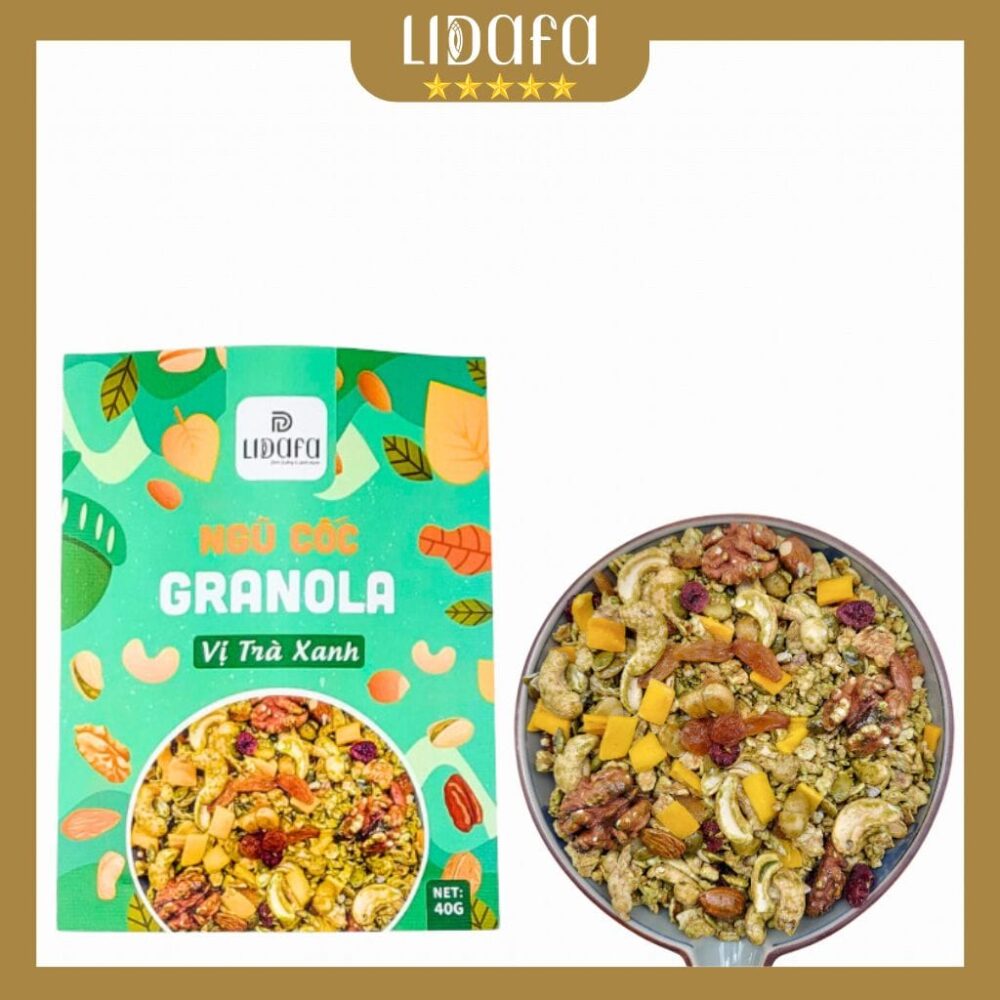 NGŨ CỐC GRANOLA YẾN MẠCH LIDAFA - HỘP 400G - Hình ảnh 5